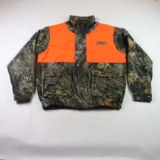 Scent Blocker Plus Frontier Men's Size L Camo Hunting Jacket Break Up Hardwood