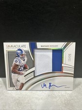 MATAEO DURANT 2022 Immaculate Collection Prem Patch Rookie Autograph Gold /25 H3