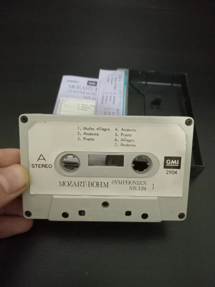 Cassette Mozart Böhm, Berliner Philharmoniker – Die Frühen Symphonien Nr.... - Image 4 of 4