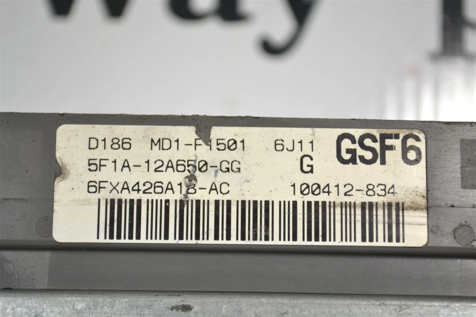 Unidad de control del motor 5F1A12A650GG Ford Taurus 05-07 ECU ECM módulo OEM 1D1 524 B5 Foto 3 de 4