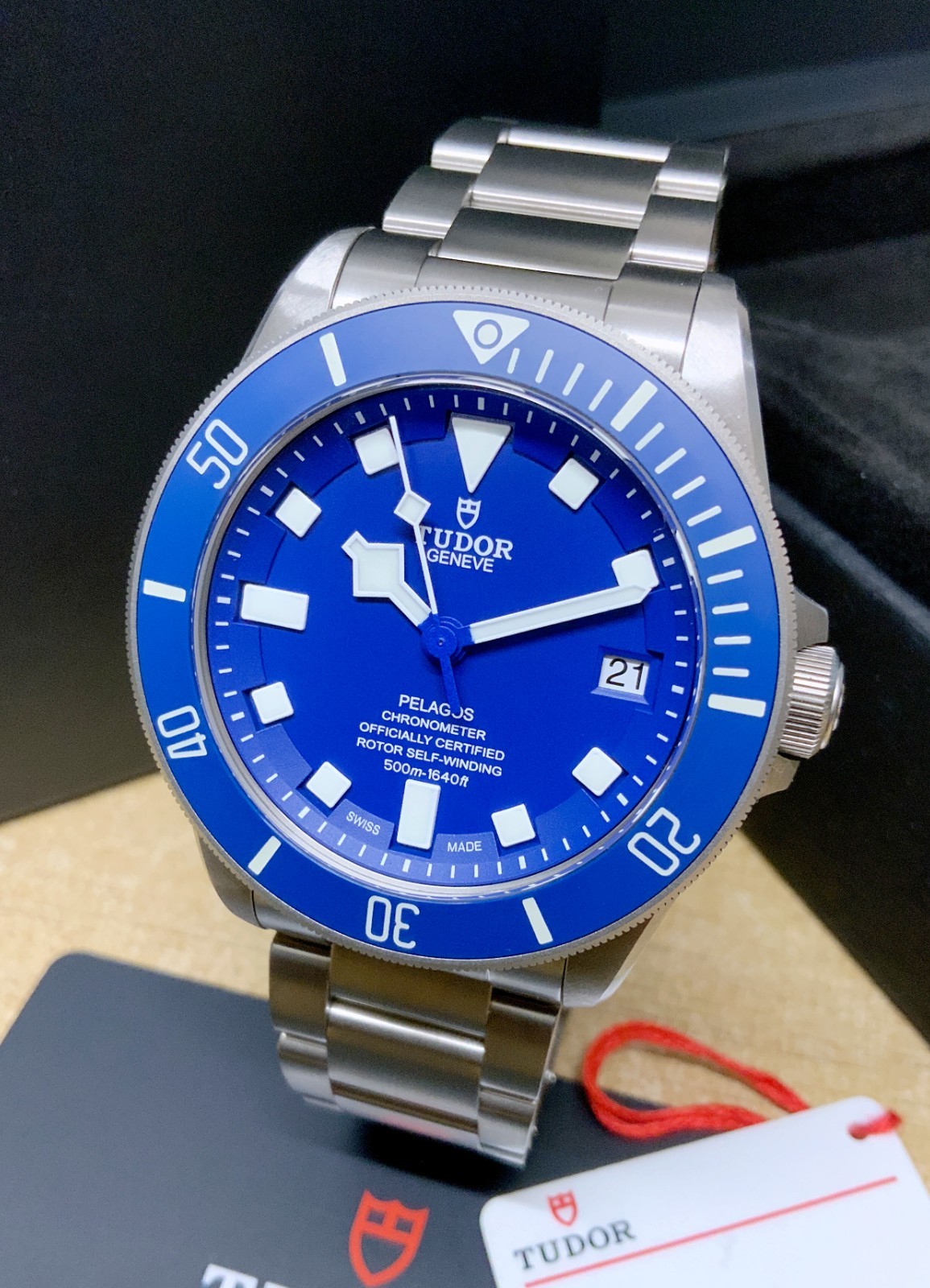 Tudor Pelagos 25600TB 42mm Titanium Blue Dial Box & Papers 2025