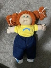 Cabbage patch Kids Red Hair, Green Eyes, Buck tooth, Pig tails, 1985