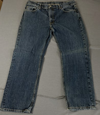 Levi  s 559 Relaxed Straight Fit Jeans Men's 38x32 Fit 38x30 Blue Denim Casual