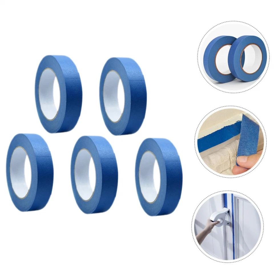 Yellow Blue Green Masking Tape Adhesive Tape Textured Paper Car Paint Decoration - Image 4 of 4