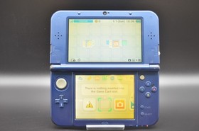 [REGION FREE] Bottom IPS NEW Nintendo 3DS LL XL Metallic Blue Console Tested 025