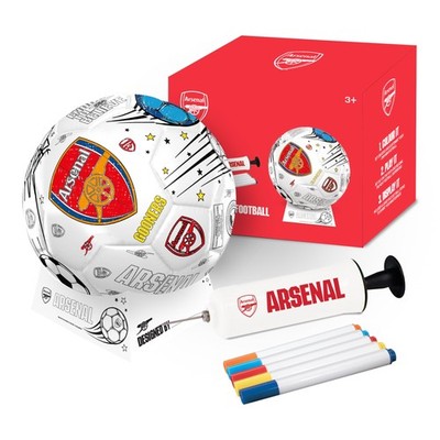 Arsenal Mini Soccer Ball   Official Arsenal FC Merchandise, Colourful Mini Fo...