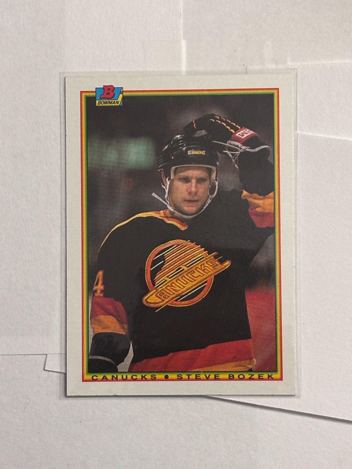 1990-91 Bowman - Steve Bozek #64  - FREE SHIPPING