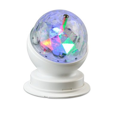 LED Discokugel  Mini Partylicht für Wohnräume und Kinderzimmer  Rotierend, RGB