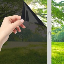Window Privacy Film See Out Not In Sun Blocking Anti UV 23.6 Inch X 9.84 Feet