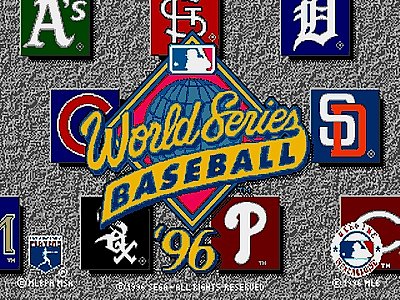 World Series Baseball '96 (Sega Genesis, 1996)