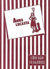 Sidney Poitier "ANNA LUCASTA" Rosetta LeNoire 1947 Chicago Playbill