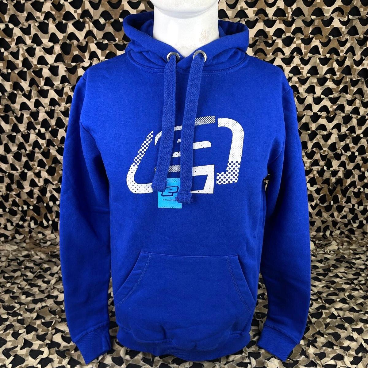 Sweat à Capuche PLANET ECLIPSE Shift - Taille Large, Bleu Royal - Neuf Sous Emballage