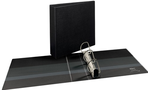 Heavy Duty View Binder, Black, 3-inch, Slant Ring, One-Touch, 635 Sheets, 1ct - Picture 6 of 12