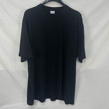 VINTAGE 90S CAL CRU COOLMAX BLACK BLANK T SHIRT SIZE XXL USA