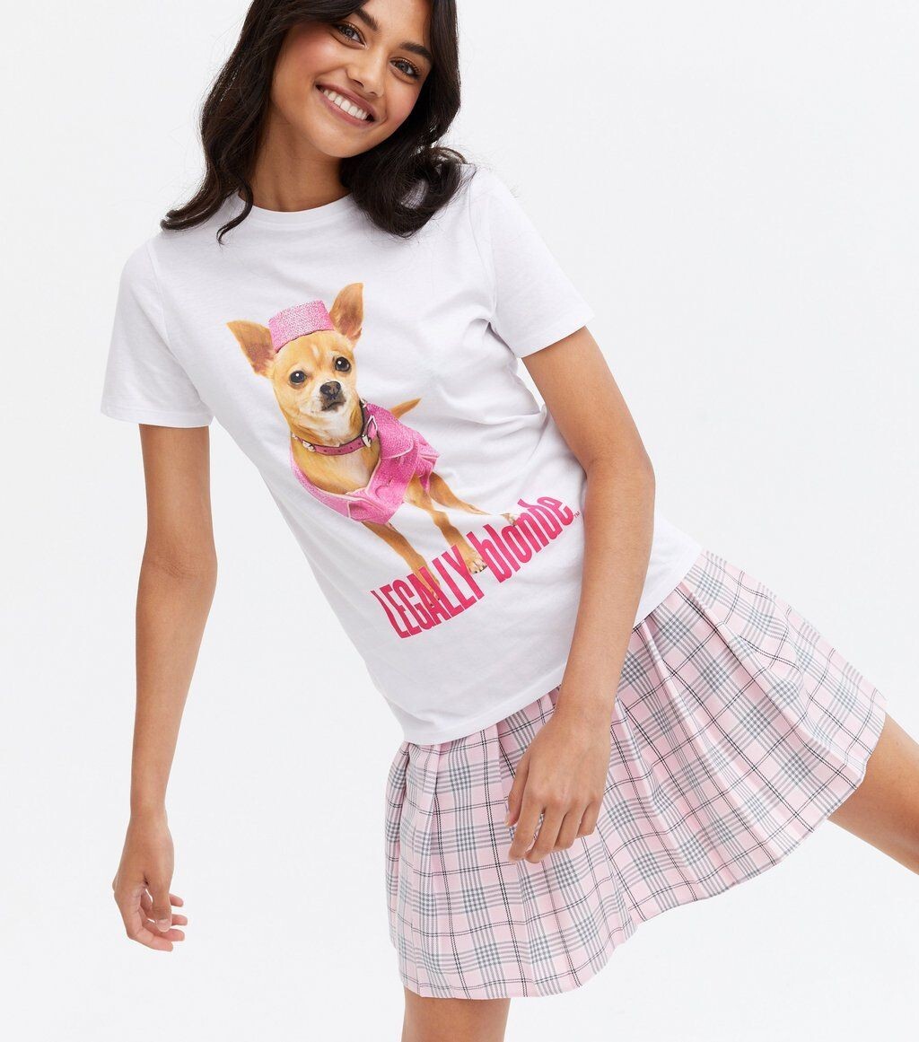 BRAND NEW TAGS Womens Legally Blonde Bruiser Woods Chihuahua T