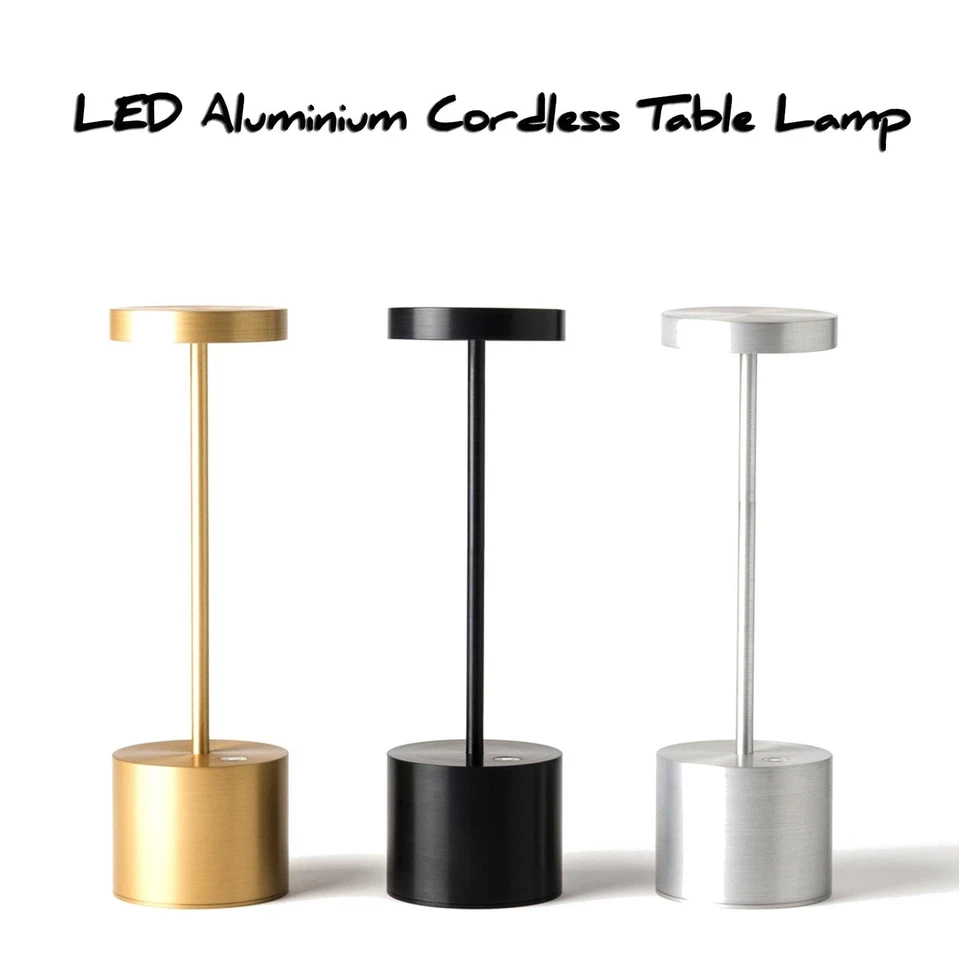 SAKRINGT Pack 2 Lámparas de Mesa Recargables, Lámpara de Mesa LED Inalámbrica, Batería 5000mAh... Foto 3 de 4