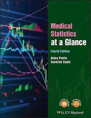 Medical Statistics at a Glance by Caroline Sabin, Aviva Petrie (Paperback, 2019)