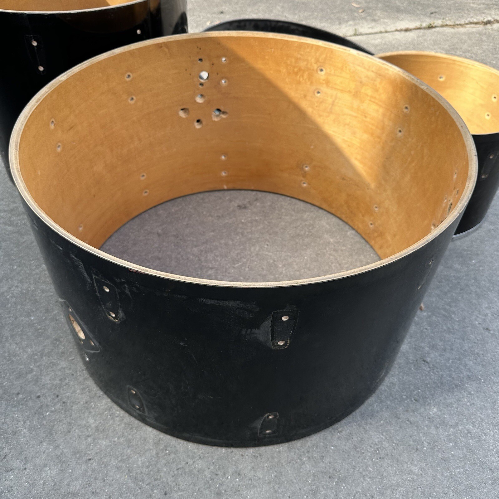 1980's LUDWIG Chicago CLASSIC Bass, Floor Tom & Rack Tom Shells + MORE