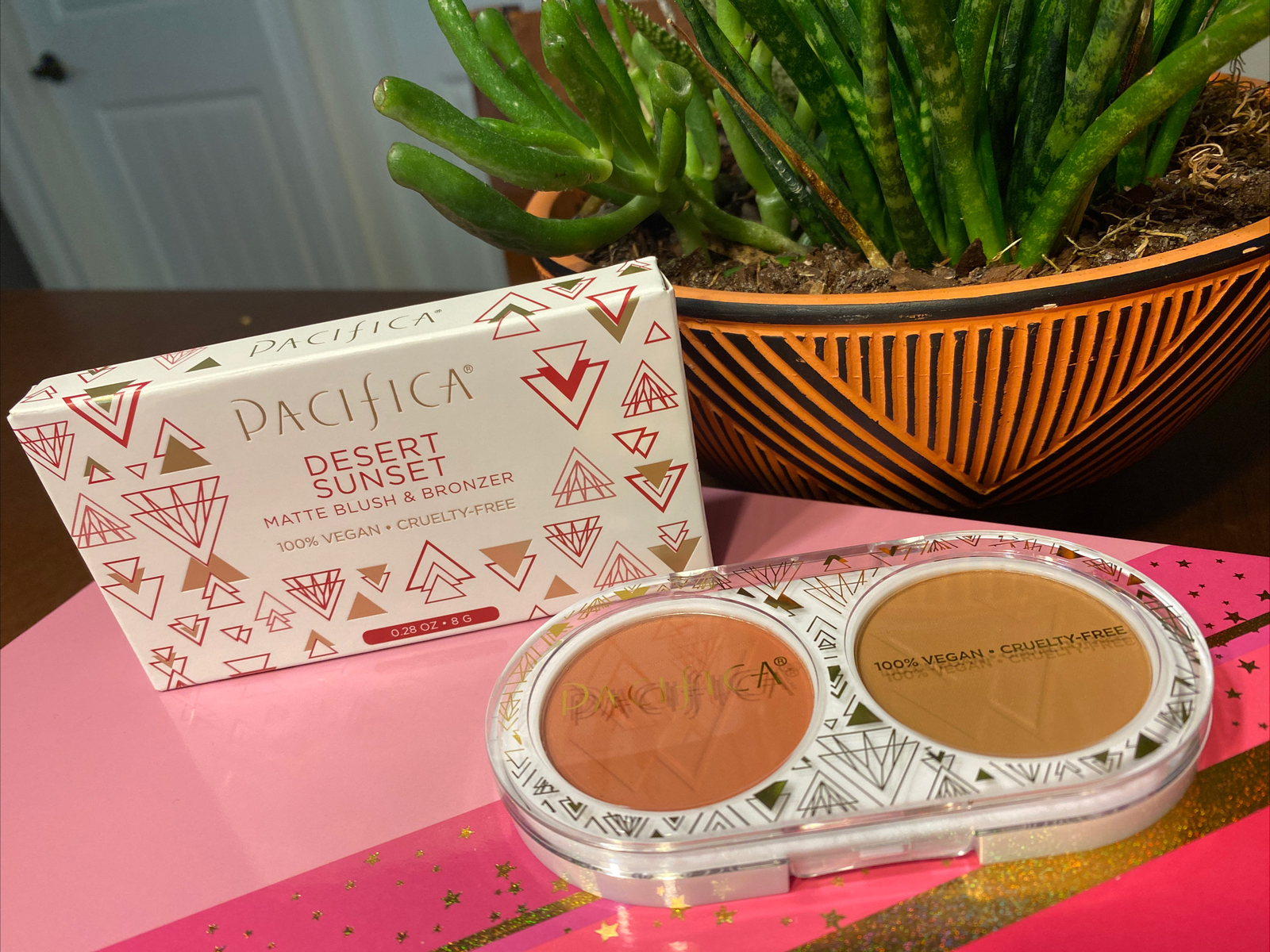 pacifica matte blush and bronzer