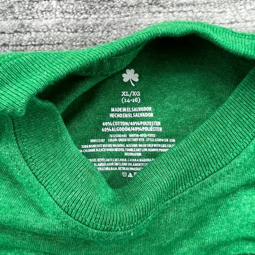 This Is My Lucky Shirt Size XL Youth St Patricks Pattys Leprechaun Green - Bild 3 von 6