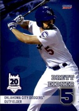 2017 Oklahoma City Dodgers Choice #8 Brett Eibner San Diego California CA Card