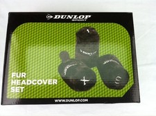 Dunlop Golf Schlägerhaube Schlägerschutz Schwarz oder Navy 3 Stück