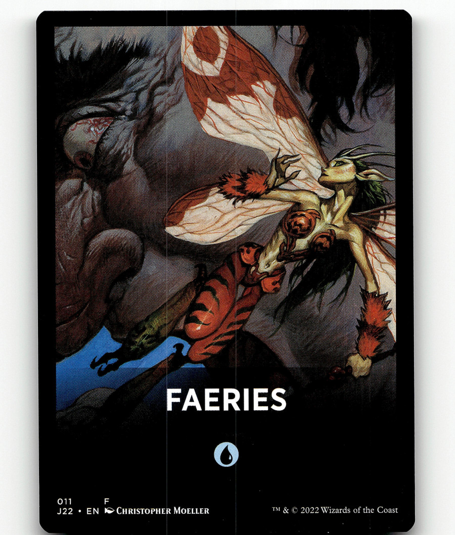 MTG Faeries Theme Card Jumpstart 2022 Token