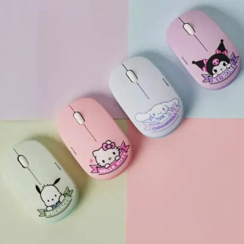 Sanrio Low Noise Wireless Mouse-Hello Kitty Cinnamoroll Kuromi Pochacco /EXPRESS