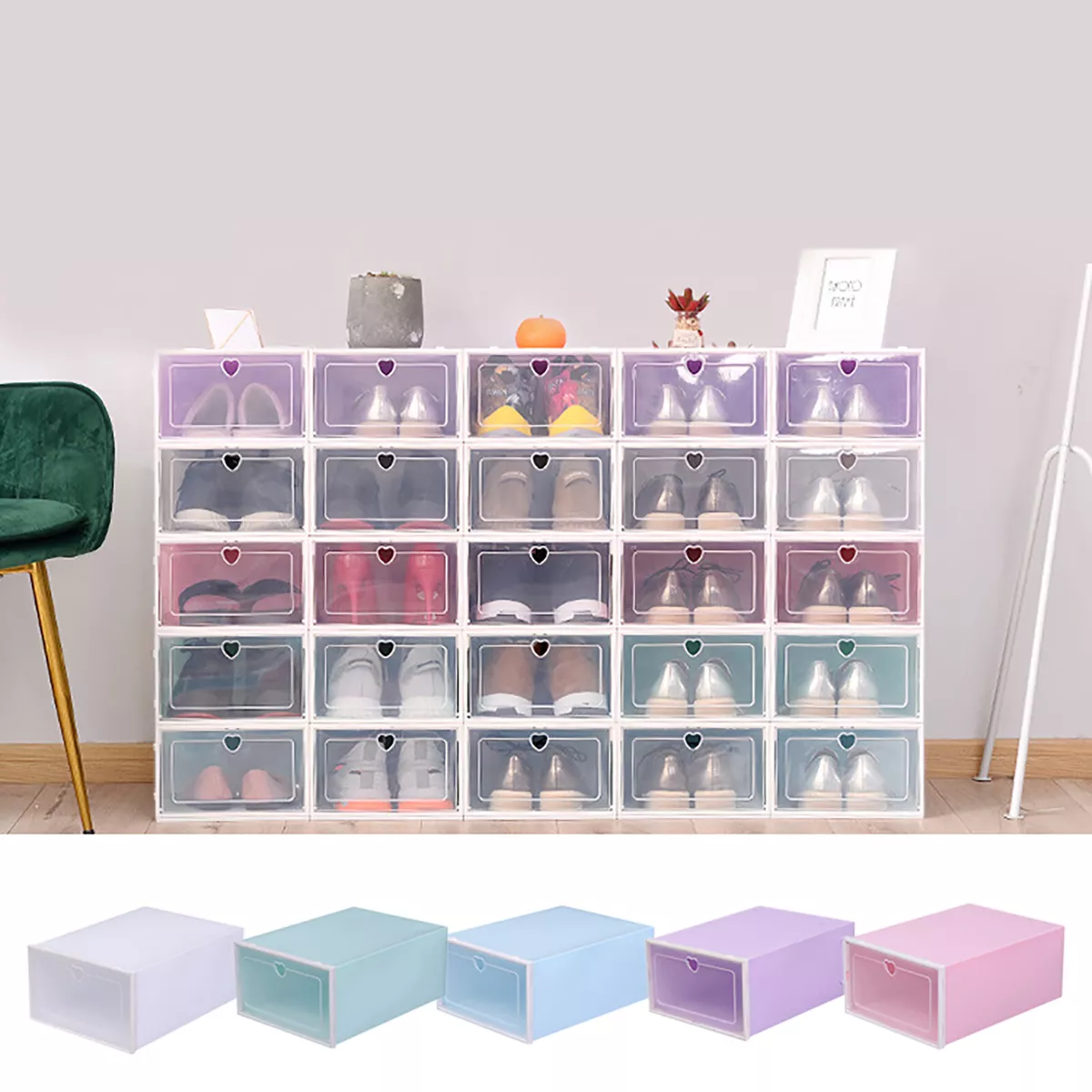 20s shoe box shoe boxes stackable shoe storage stacking box shoe cabinet