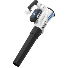 The HART Cordless Axial Blower delivers a powerful airflow of 450 cubic feet per