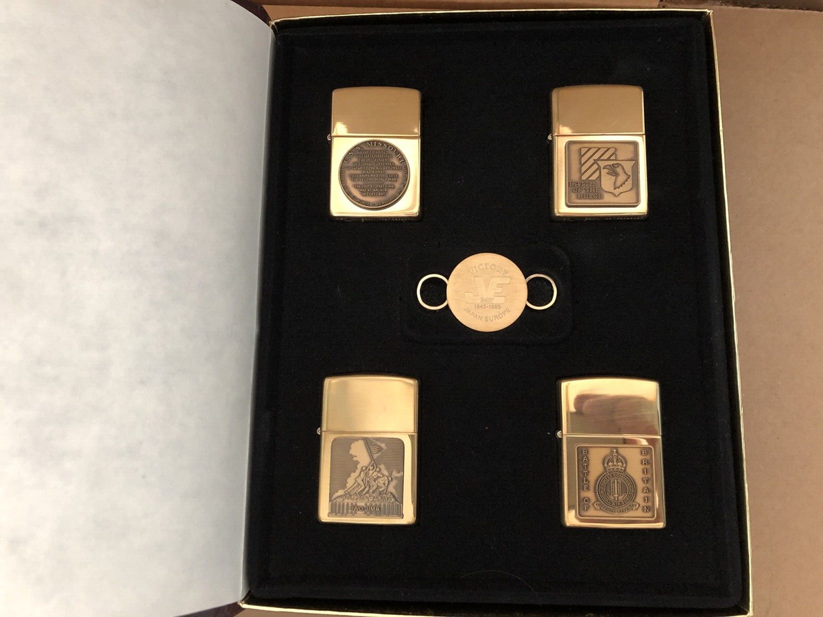 コレクション zippo  World Army zippo Vintage ZIPPO LIGHTER World War II A Remembrance Box Set