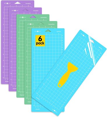 HTVRONT Standard Schneidematte 6 Pack Schneidematten 11.5x30cm Ersatz Zubeh