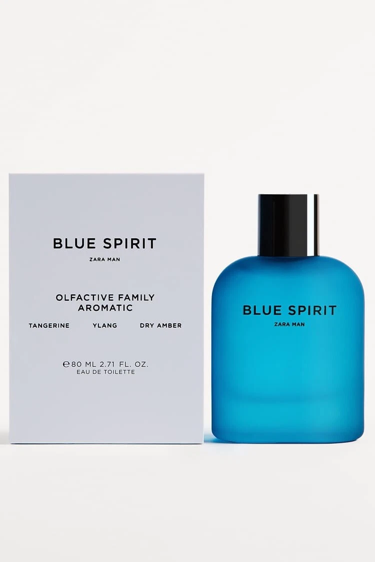 ZARA MAN BLUE SPIRIT Eau de Toilette 2.7 oz (80 ml) EDT Spray