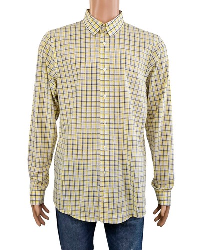 JIL SANDER Long Sleeve Shirt OVERSIZE Stand Collar 38 Cotton NVY