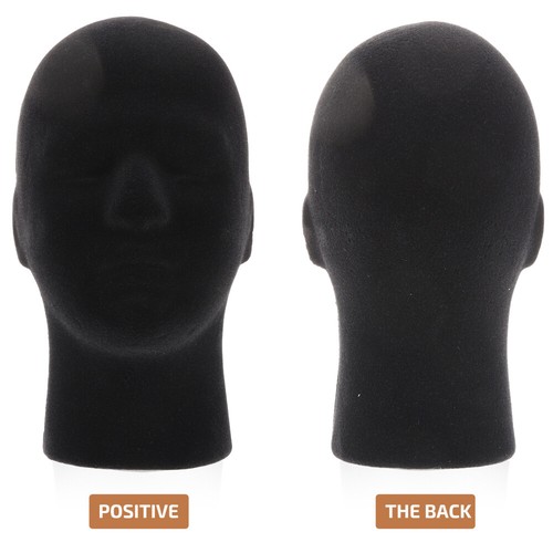 2Pcs Portable Wig Display Heads Hat Display Heads Mannequin Heads Wig Stands - Picture 6 of 11