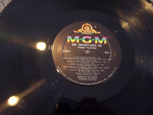 Johnny Tillotson "She Understands Me" MGM MONO LP E-4270 W/SHRINK & HYPE - Picture 3 of 4