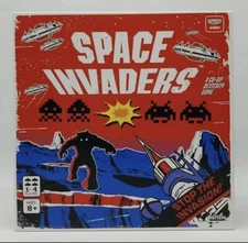 NEW Space Invaders A Co-Op Dexterity Board Game Taito Taitronics Buffalo Games