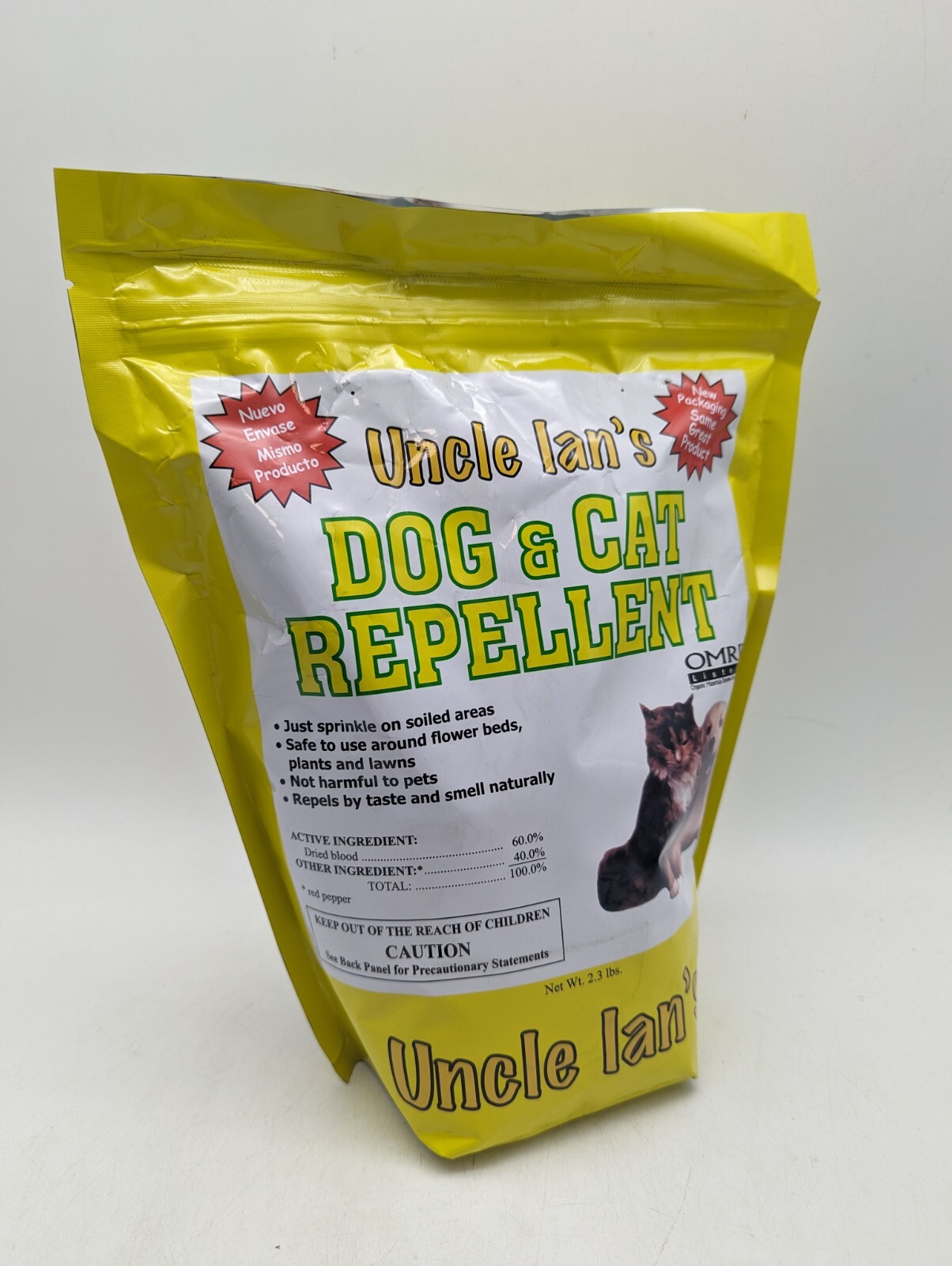 Uncle Ian's Dog & Cat Naturally Repels 2.3 Lb Bag NonToxic Not Harmful To Pets eBay
