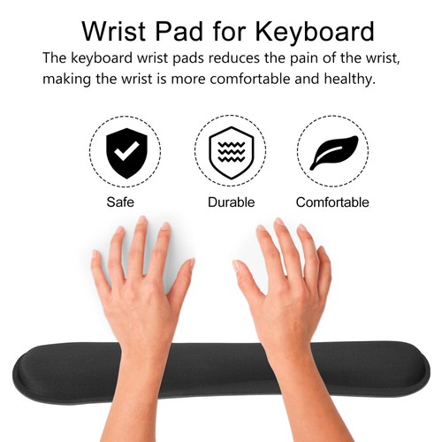 2 Pcs Mouse Pad Hand Holder Laptop Wrist Rest Typing for Keyboard - Afbeelding 4 van 12