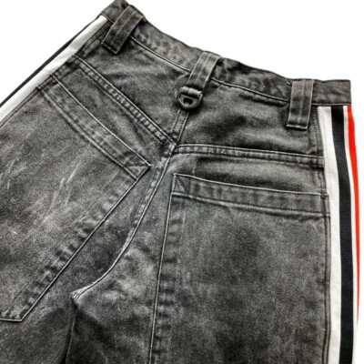 SOUTH POLE古着 アメカジ y2k SWAG ストリート 90's レア SOUTH POLE Jeans Shorts Y2K Denim 90s W30 Black y2k rave hiphop