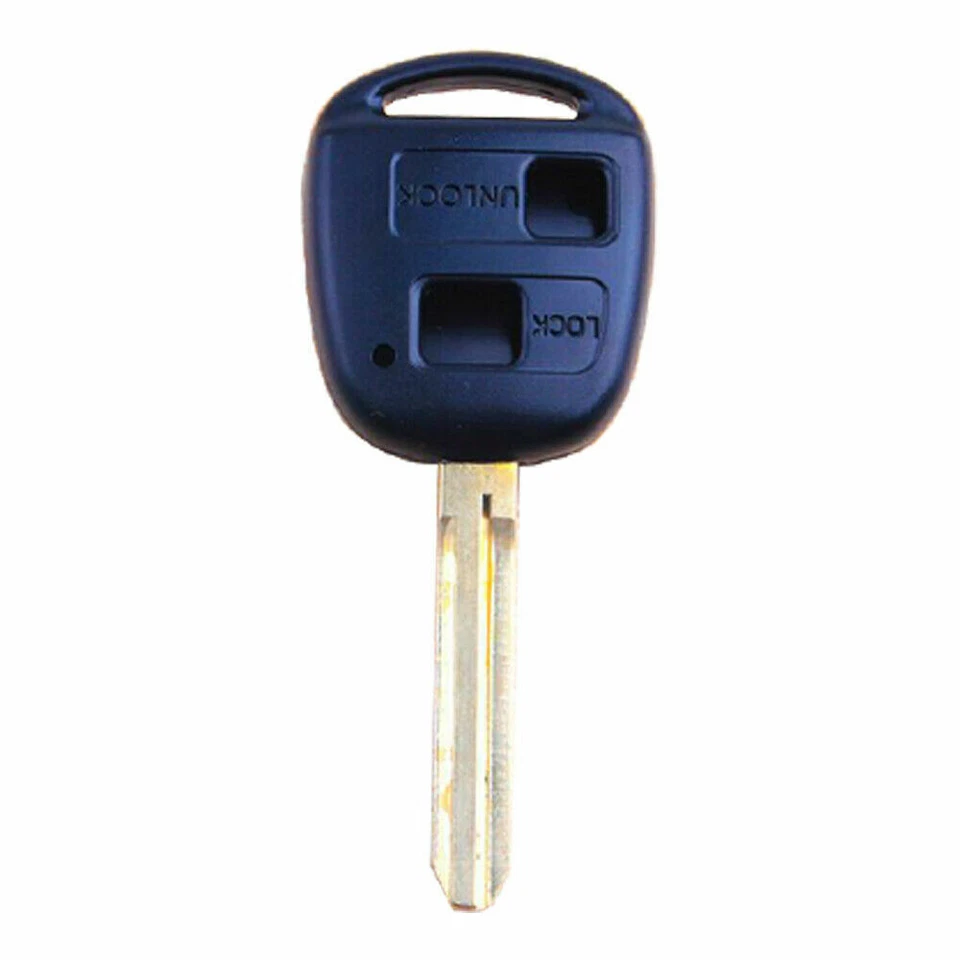 10PCS Car Remote Key Shell fit for Toyota Prado RAV4 Uncut Blade Key Cover 2BT Foto 3 de 4