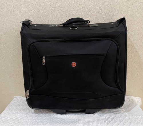 swissgear zurich spinner wheeled garment bag black