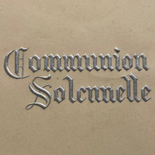 Vintage 1956 Solemn Communion Great Profession of Faith Restaurant Menu France