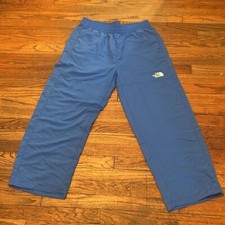 The North Face Women's Pants TNF Nylon Easy Size L Blue Adjustable Hem NWT