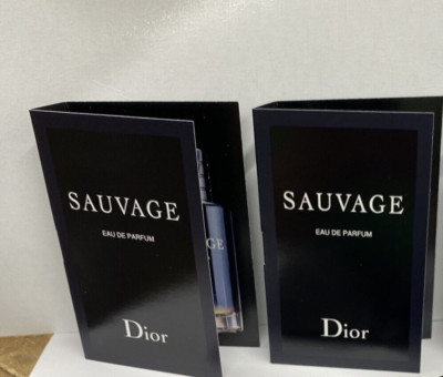 ( 2 ) Dior Sauvage Eau de Parfum 0.03 fl oz 1ml EDP Spray Vial