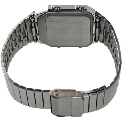 CITIZEN ANA DIGI TEMP WATCH green silver Japan TICTAC