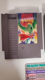 Dragon Warrior with adventure guide Entertainment System NES