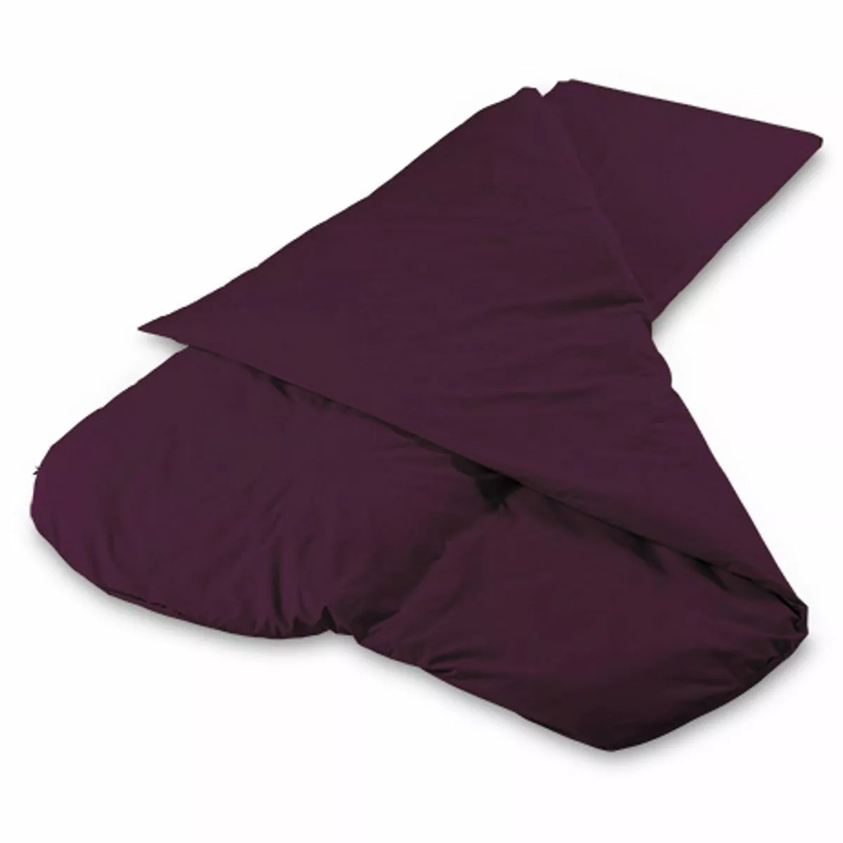 Duvalay COMFORT 4.5 Tog Sleeping Bag Hollowfibre Plum Navy