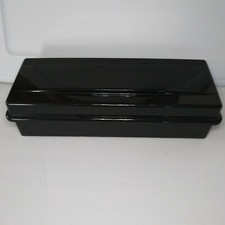 Alpha Vintage 15 - 24 Audio Cassette Tapes Hard Plastic Storage Box Case Holder