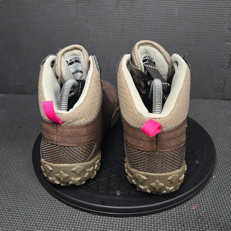 Hi-Tec Cherubino Vibram середины туристические ботинки женщин Sz 7,5 коричневый водонепроницаемый шнурует вверх - Изображение 4 из 4